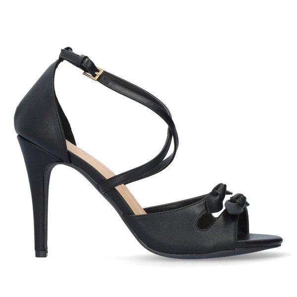 Andres Machado 5741-01 Sandal Black 12cm Andres Machado 5741-01 Sandal Black 12cm