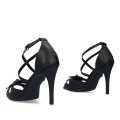 Andres Machado 5741-01 Sandal Black 12cm Andres Machado 5741-01 Sandal Black 12cm