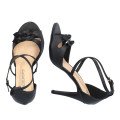 Andres Machado 5741-01 Sandal Black 12cm Andres Machado 5741-01 Sandal Black 12cm