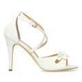 Andres Machado 5741-02 Sandal White 12cm Andres Machado 5741-02 Sandal White 12cm