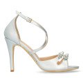 Andres Machado 5741-04 Sandal Silver 12cm Andres Machado 5741-04 Sandal Silver 12cm