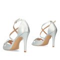 Andres Machado 5741-04 Sandal Silver 12cm Andres Machado 5741-04 Sandal Silver 12cm