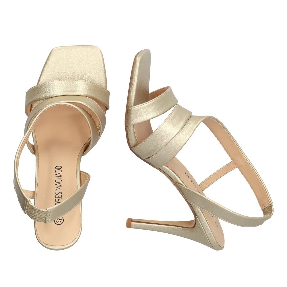 Andres Machado 5742-06 Sandal Gold 11.5cm Andres Machado 5742-06 Sandal Gold 11.5cm