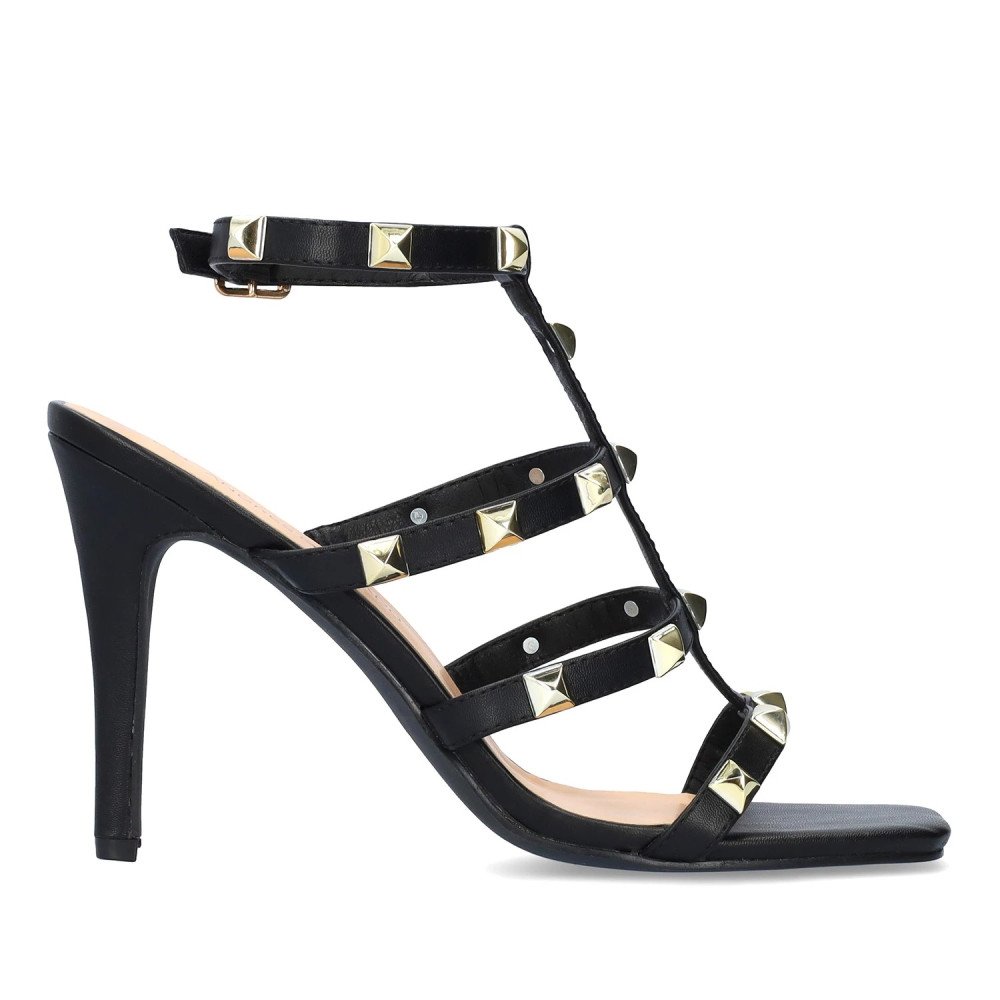 Andres Machado 5743-01 Sandal Black 12cm Andres Machado 5743-01 Sandal Black 12cm