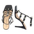 Andres Machado 5743-01 Sandal Black 12cm Andres Machado 5743-01 Sandal Black 12cm