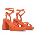 Andres Machado 5744-28 Sandal Orange 11cm Andres Machado 5744-28 Sandal Orange 11cm
