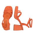 Andres Machado 5744-28 Sandal Orange 11cm Andres Machado 5744-28 Sandal Orange 11cm