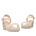 Andres Machado AM5751-13 Platform Beige 8.5cm Andres Machado AM5751-13 Platform Beige 8.5cm