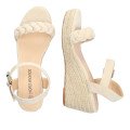 Andres Machado AM5751-13 Platform Beige 8.5cm Andres Machado AM5751-13 Platform Beige 8.5cm