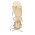 Andres Machado 5752-06 Sandal Gold 9cm Andres Machado 5752-06 Sandal Gold 9cm