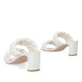 Andres Machado AM5753-02 Mule White 7.5cm Andres Machado AM5753-02 Mule White 7.5cm