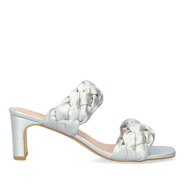 Andres Machado AM5753-04 Mule Silver 7.5cm Andres Machado AM5753-04 Mule Silver 7.5cm