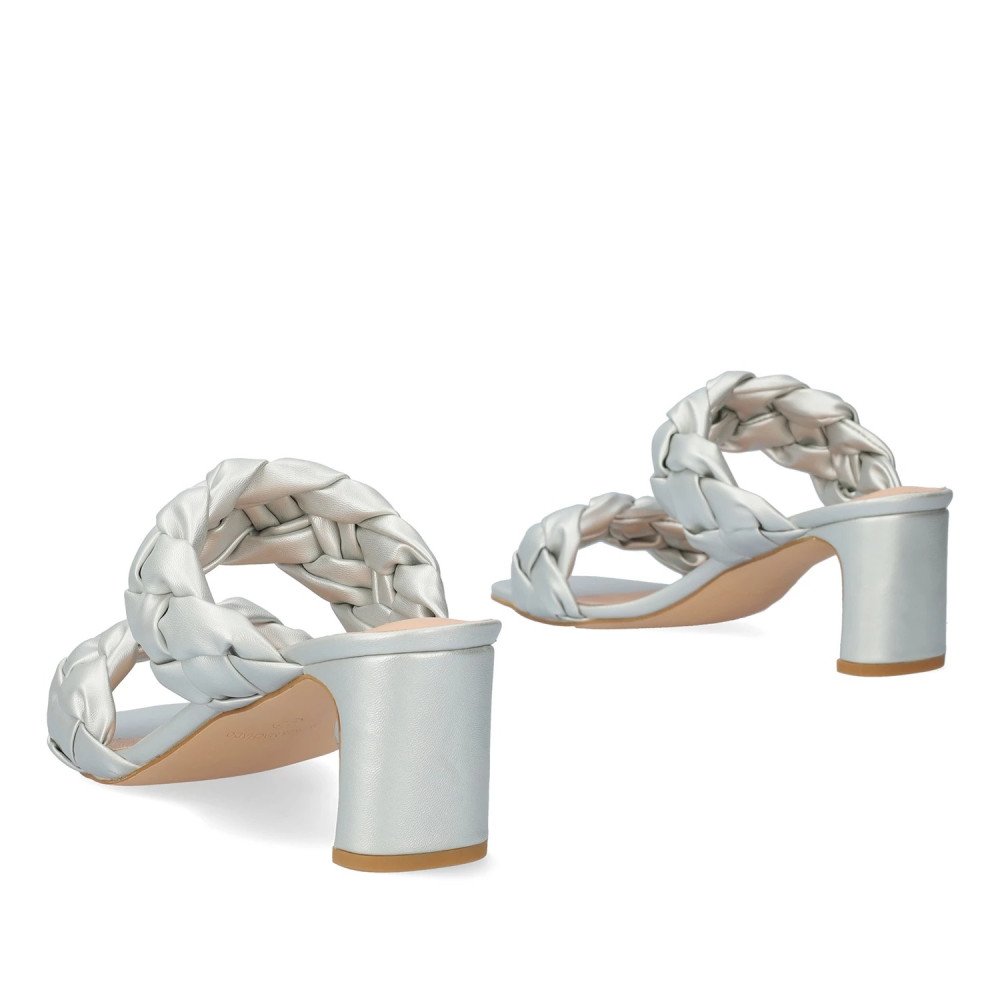 Andres Machado AM5753-04 Mule Silver 7.5cm Andres Machado AM5753-04 Mule Silver 7.5cm
