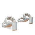 Andres Machado AM5753-04 Mule Silver 7.5cm Andres Machado AM5753-04 Mule Silver 7.5cm