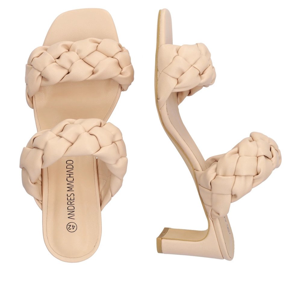Andres Machado AM5753-33 Mule Natural 7.5cm Andres Machado AM5753-33 Mule Natural 7.5cm