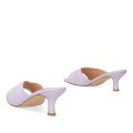 Andres Machado AM5754-10 Mule Lilac 7cm Andres Machado AM5754-10 Mule Lilac 7cm