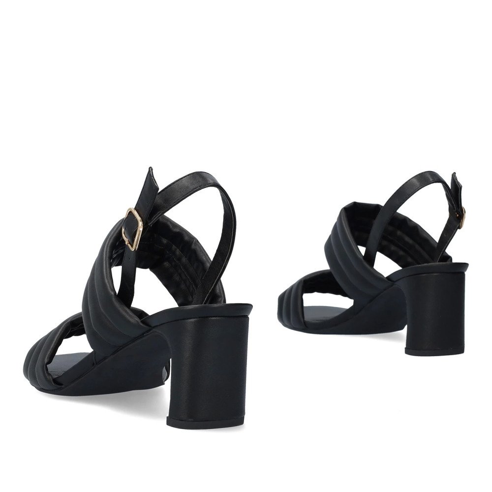 Andres Machado 5755-01 Sandal Black 7.5cm Andres Machado 5755-01 Sandal Black 7.5cm