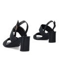 Andres Machado 5755-01 Sandal Black 7.5cm Andres Machado 5755-01 Sandal Black 7.5cm
