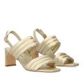 Andres Machado 5755-06 Sandal Gold 7.5cm Andres Machado 5755-06 Sandal Gold 7.5cm