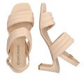 Andres Machado 5755-33 Sandal Natural 7.5cm Andres Machado 5755-33 Sandal Natural 7.5cm