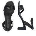 Andres Machado 5756-01 Sandal Black 7.5cm Andres Machado 5756-01 Sandal Black 7.5cm