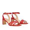 Andres Machado 5756-14 Sandal Red 7.5cm Andres Machado 5756-14 Sandal Red 7.5cm