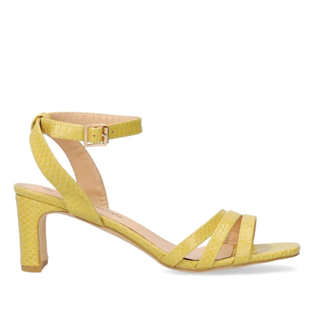 Andres Machado 5756-24 Sandal Yellow 7.5cm Andres Machado 5756-24 Sandal Yellow 7.5cm