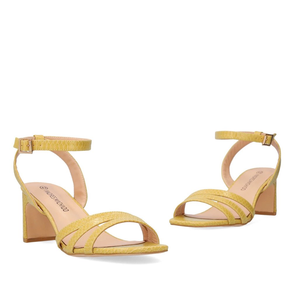 Andres Machado 5756-24 Sandal Yellow 7.5cm Andres Machado 5756-24 Sandal Yellow 7.5cm