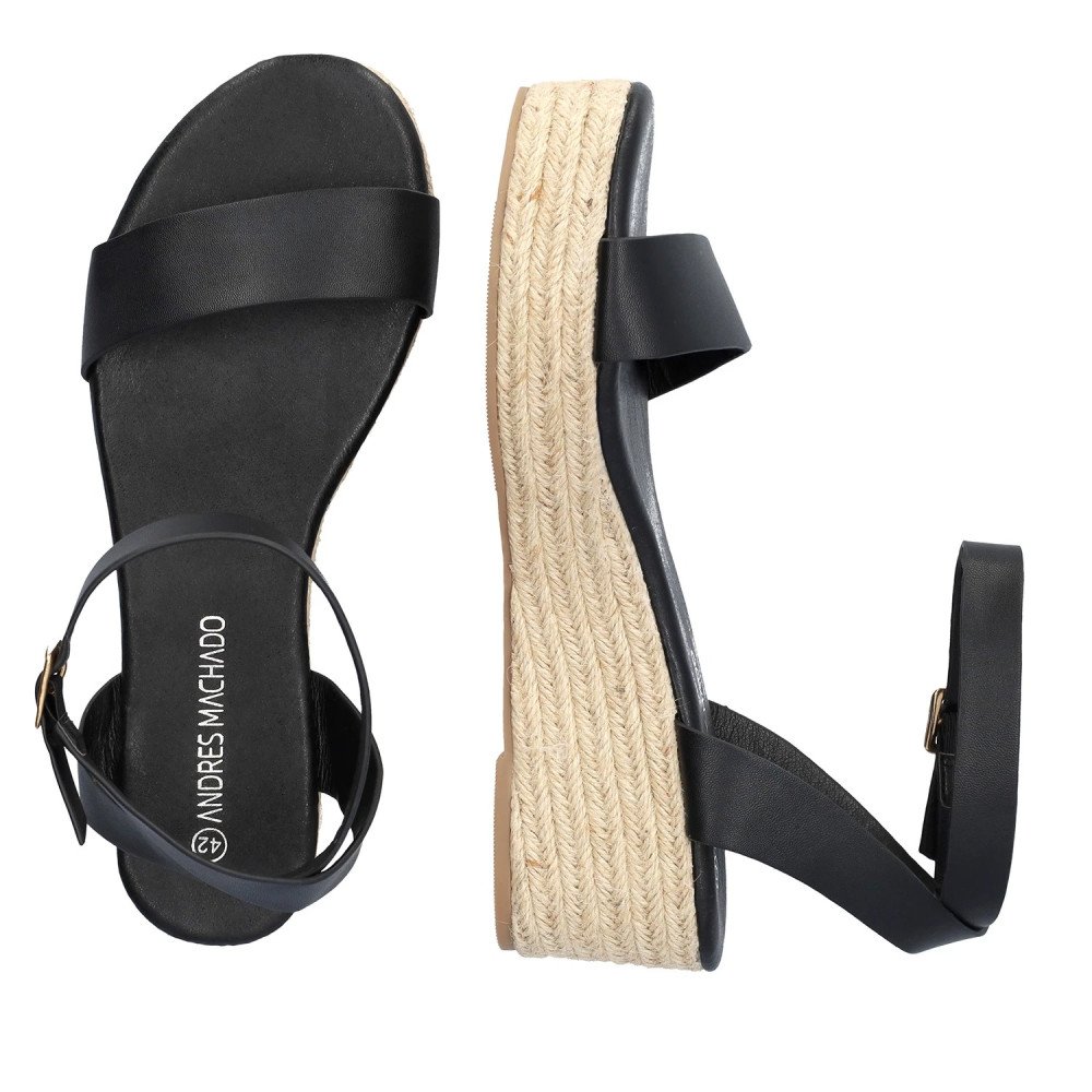 Andres Machado AM5758-01 Platform Black 6.5cm Andres Machado AM5758-01 Platform Black 6.5cm