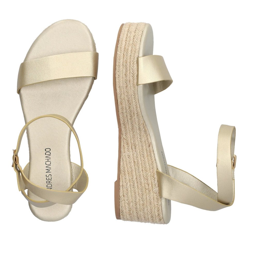 Andres Machado AM5758-06 Platform Gold 6.5cm Andres Machado AM5758-06 Platform Gold 6.5cm