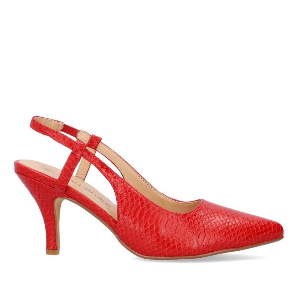 Andres Machado AM5766-14 Heel Red 8.5cm Andres Machado AM5766-14 Heel Red 8.5cm
