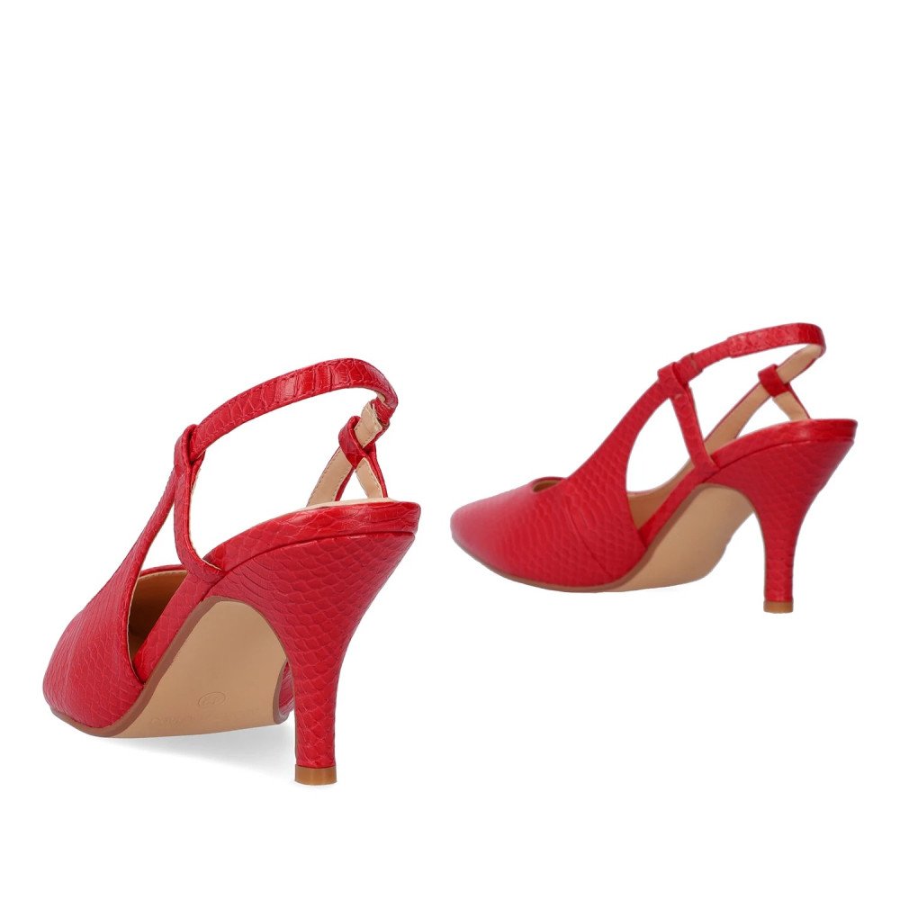 Andres Machado AM5766-14 Heel Red 8.5cm Andres Machado AM5766-14 Heel Red 8.5cm