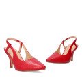 Andres Machado AM5766-14 Heel Red 8.5cm Andres Machado AM5766-14 Heel Red 8.5cm