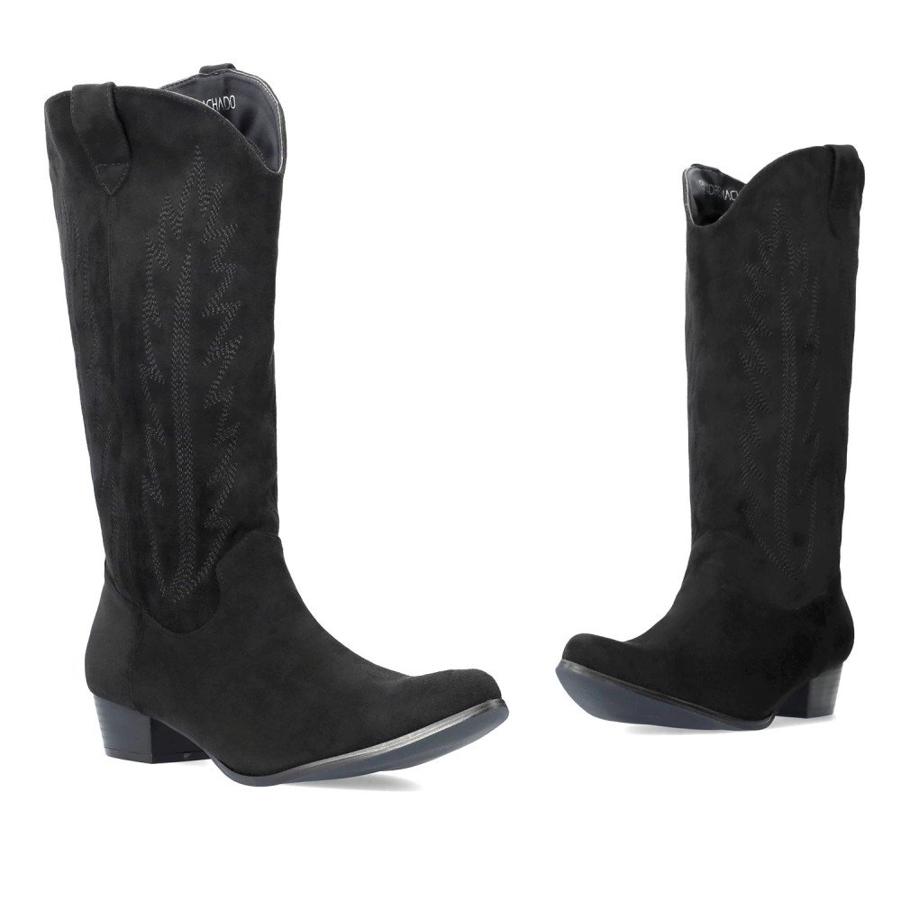 Andres Machado 6001-01 Boots Black 4cm Andres Machado 6001-01 Boots Black 4cm