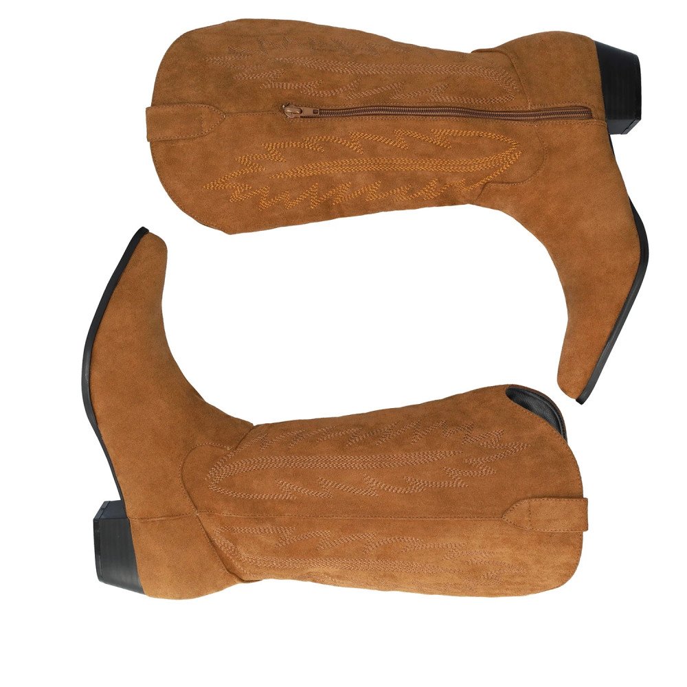 Andres Machado 6001-05 Brown Boots 4cm Andres Machado 6001-05 Brown Boots 4cm