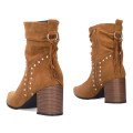 Andres Machado 6002-05 Ankle Boots Brown 8cm Andres Machado 6002-05 Ankle Boots Brown 8cm