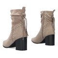 Andres Machado 6002-08 Ankle Boots Grey 8cm Andres Machado 6002-08 Ankle Boots Grey 8cm