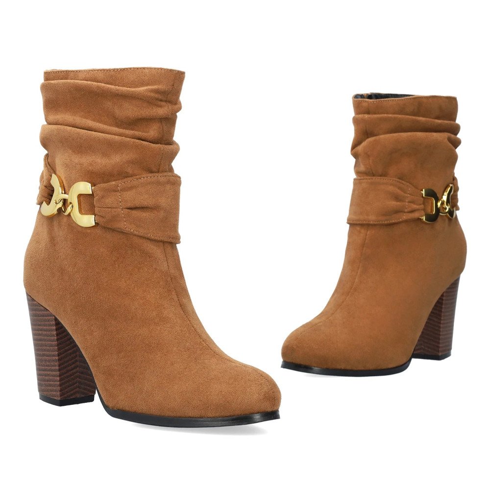 Andres Machado 6003-05 Ankle Boots Brown 10cm Andres Machado 6003-05 Ankle Boots Brown 10cm