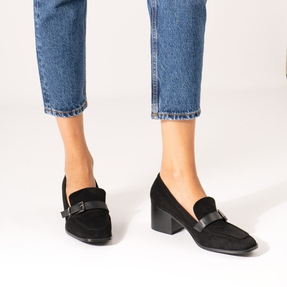 Andres Machado 6004-01 Heel Black 7cm Andres Machado 6004-01 Heel Black 7cm