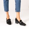 Andres Machado 6004-01 Heel Black 7cm Andres Machado 6004-01 Heel Black 7cm