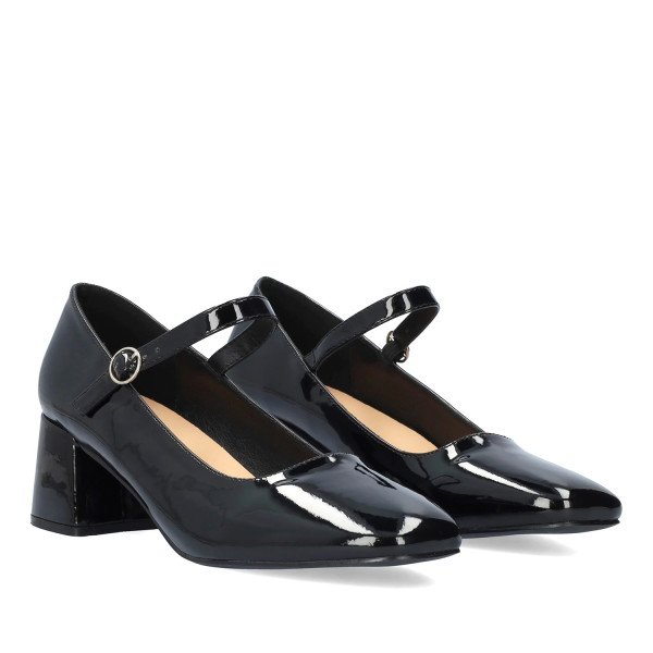 Andres Machado 6010-01 Heel Black 6cm Andres Machado 6010-01 Heel Black 6cm