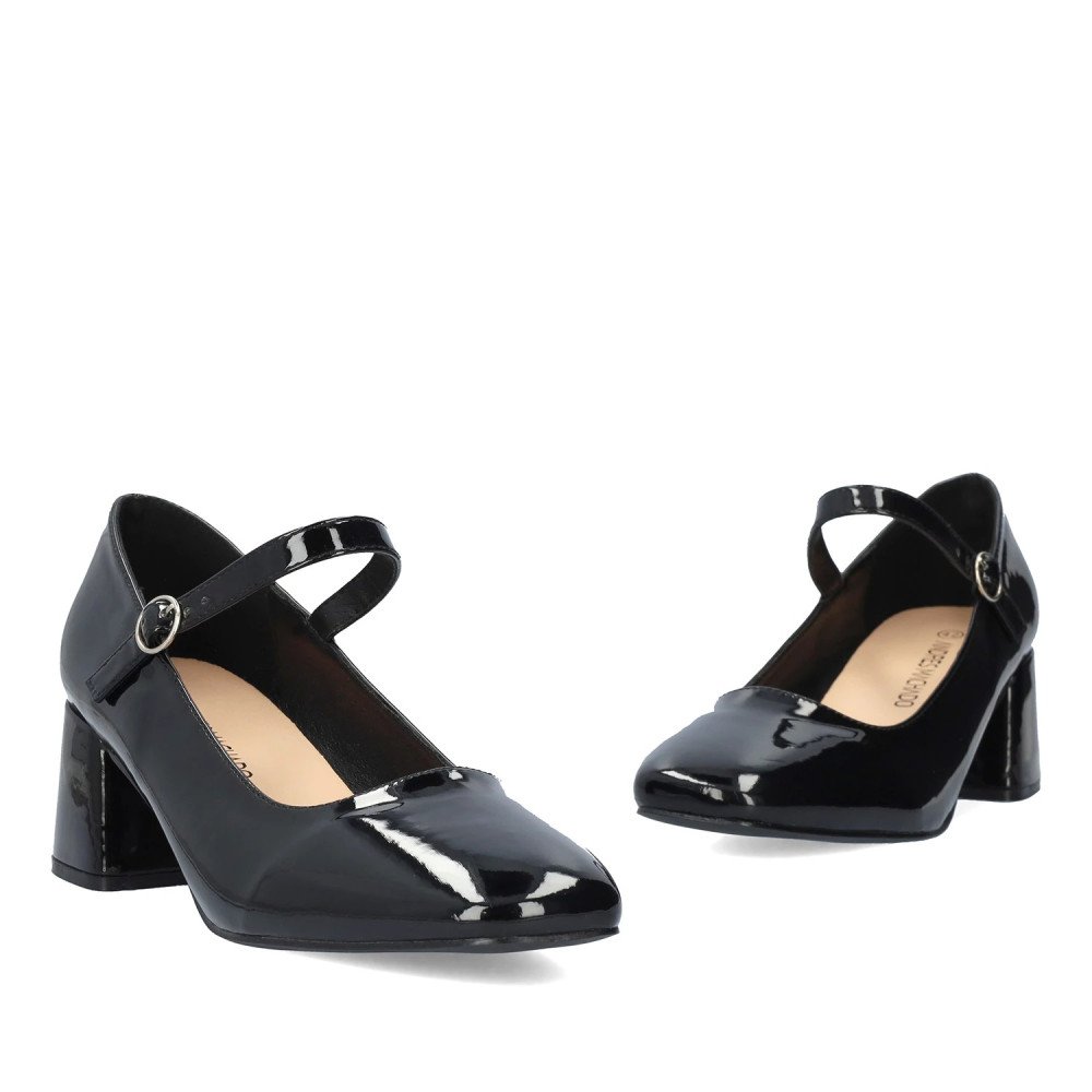 Andres Machado 6010-01 Heel Black 6cm Andres Machado 6010-01 Heel Black 6cm