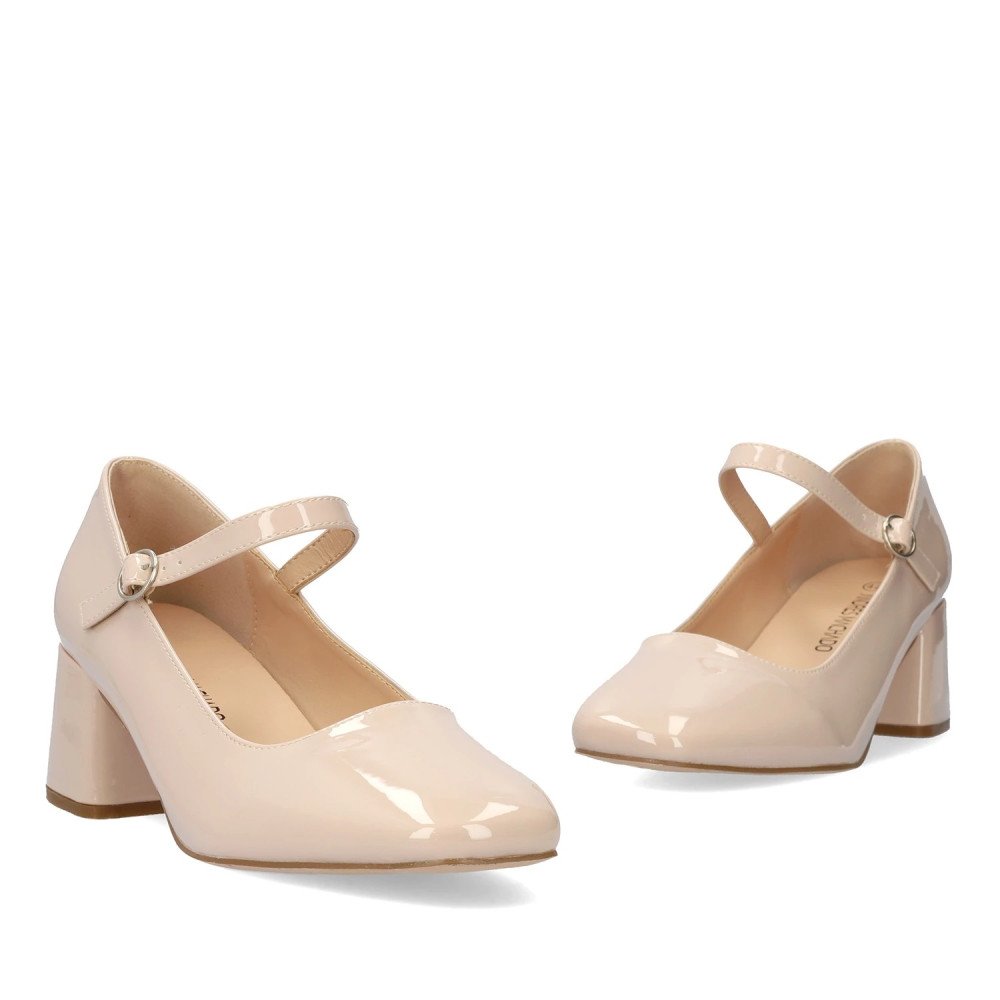 Andres Machado 6010-13 Heel Beige 6cm Andres Machado 6010-13 Heel Beige 6cm