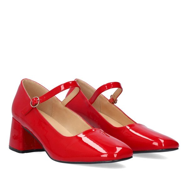Andres Machado 6010-14 Heel Red 6cm Andres Machado 6010-14 Heel Red 6cm