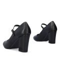 Andres Machado 6012-01 Heel Black 9.5cm Andres Machado 6012-01 Heel Black 9.5cm