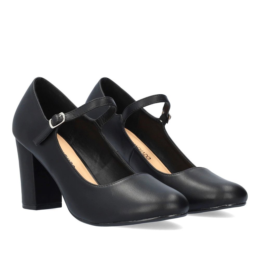 Andres Machado 6012-01 Heel Black 9.5cm Andres Machado 6012-01 Heel Black 9.5cm