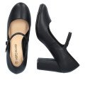 Andres Machado 6012-01 Heel Black 9.5cm Andres Machado 6012-01 Heel Black 9.5cm