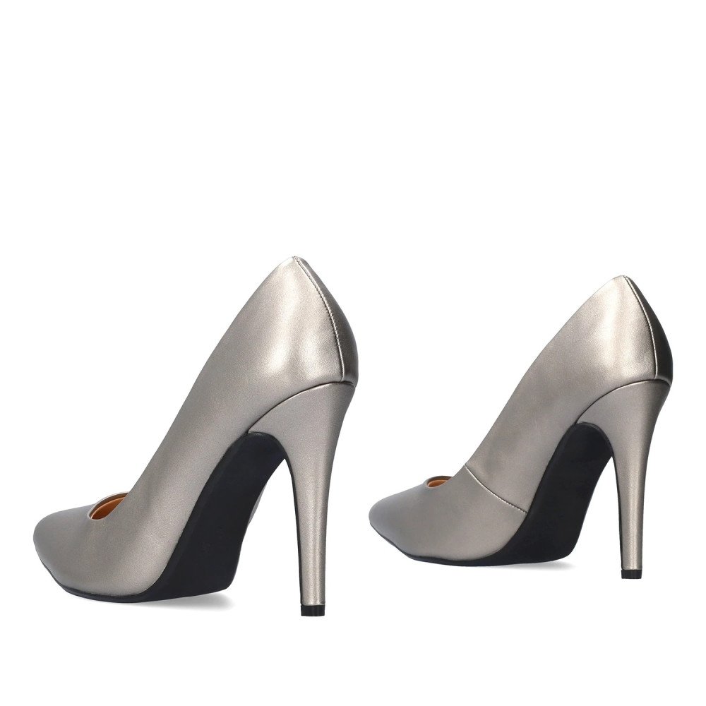 Andres Machado 6013-04 Heel Silver 11cm Andres Machado 6013-04 Heel Silver 11cm