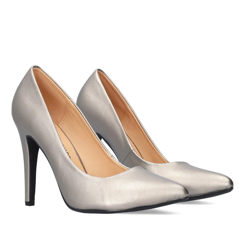 Andres Machado 6013-04 Heel Silver 11cm Andres Machado 6013-04 Heel Silver 11cm