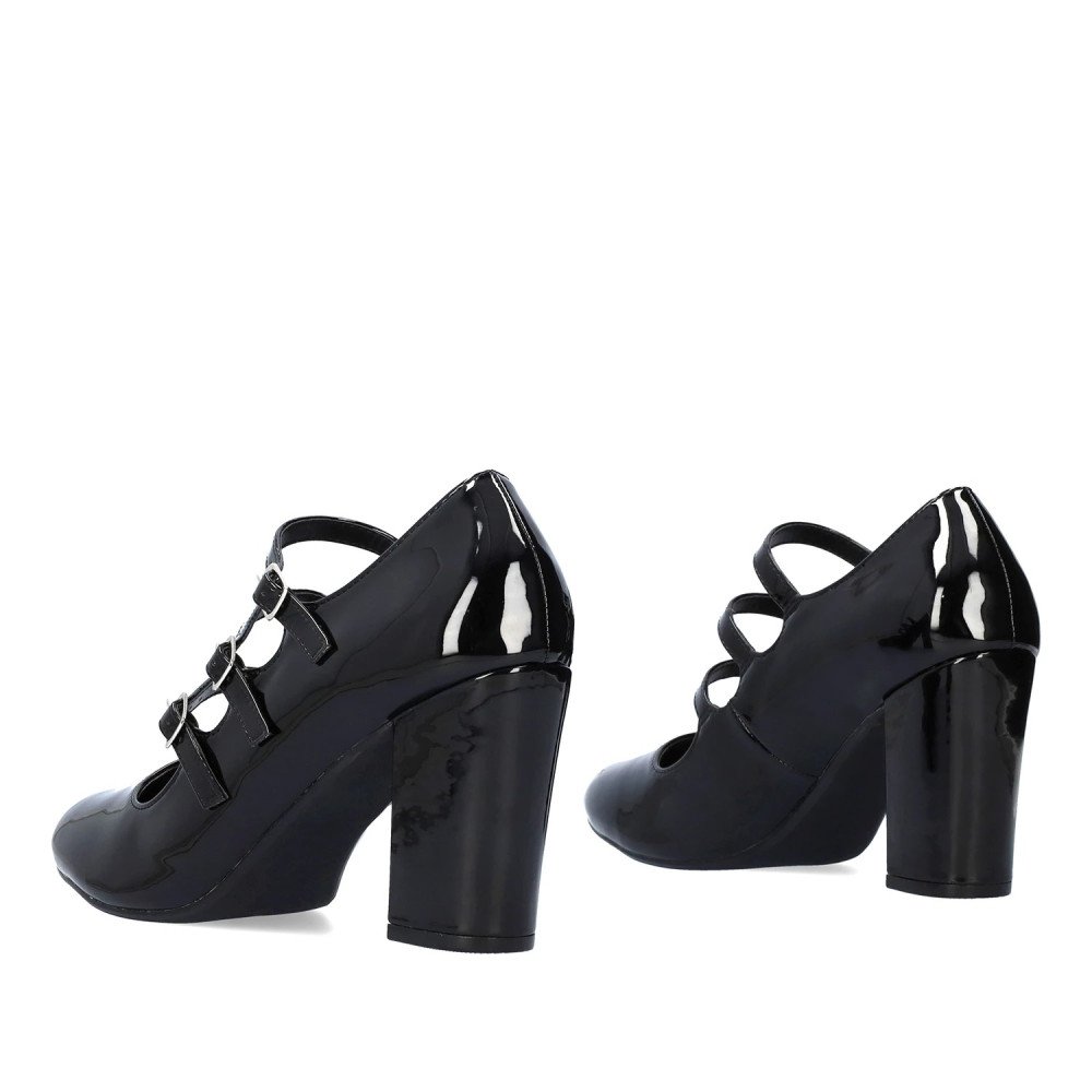 Andres Machado 6014-01L Heel Black 9.5cm Andres Machado 6014-01L Heel Black 9.5cm